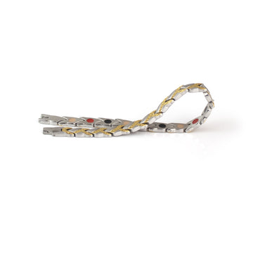 Copperhead - Negative Ion Bracelet, Gold and Stainless Steel